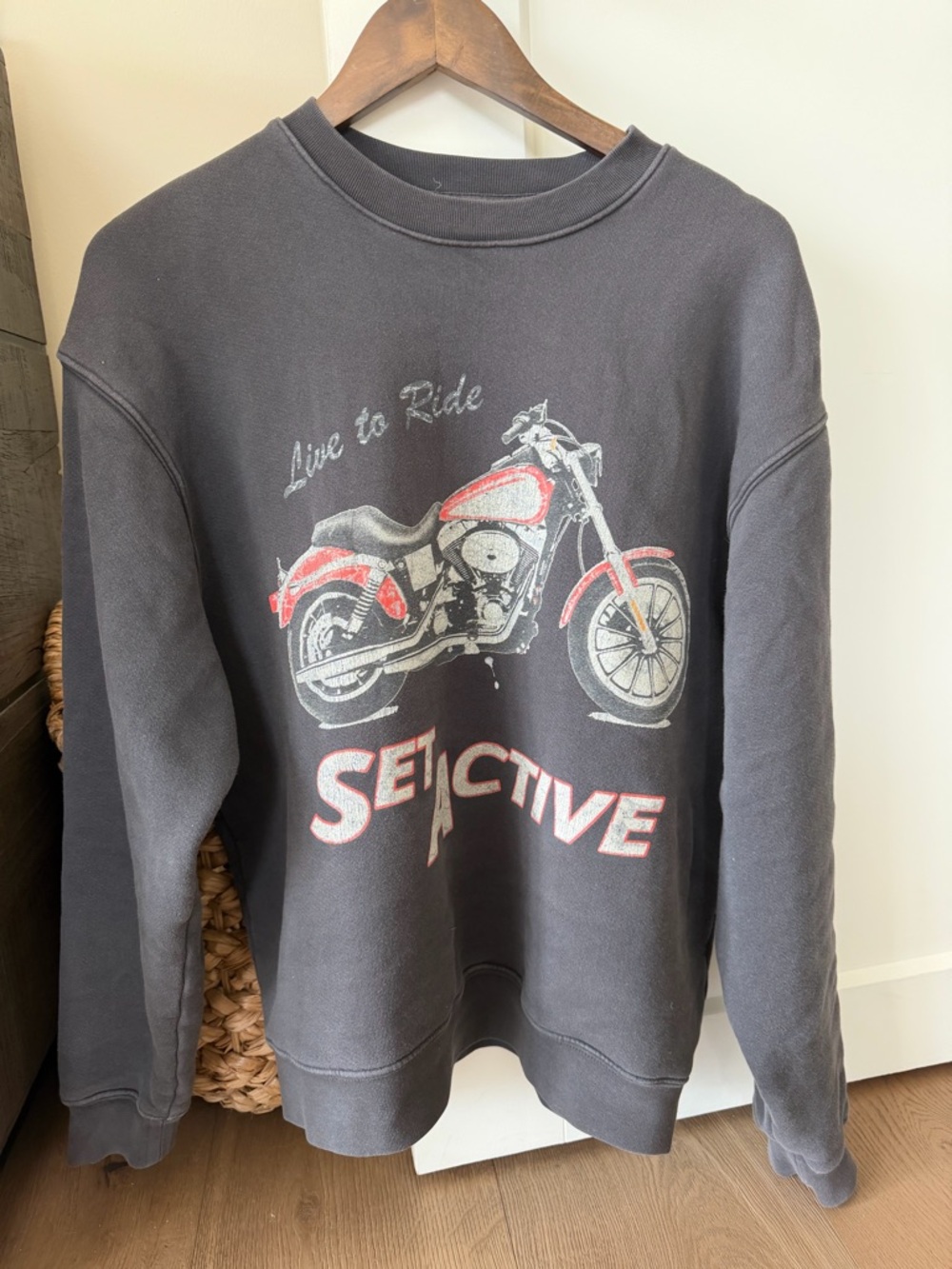Set Active Graphic Sweatshirt - Black